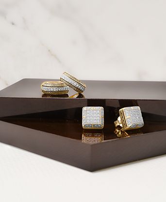 Men's Moissanite Earrings