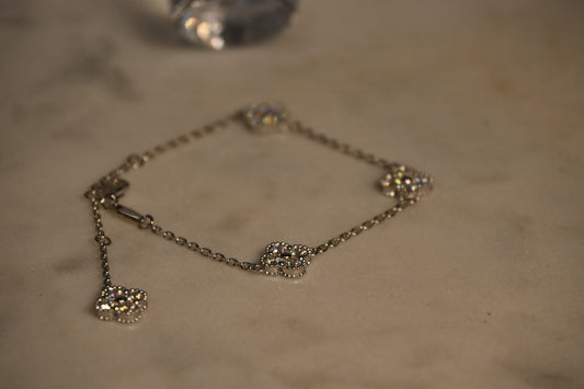 Élodie Moissanite Clover Bracelet