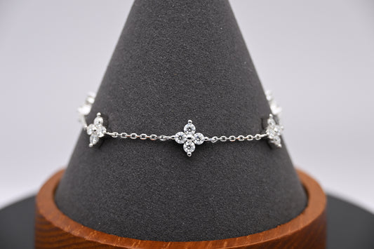 Celeste Floral Moissanite Bracelet