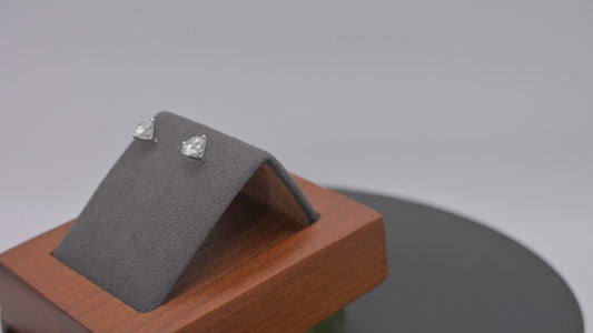 Éclat Trio Cocktail Moissanite Stud Earrings (1 CTTW)