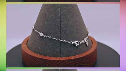 5-Stone Moissanite Solitaire Bracelet